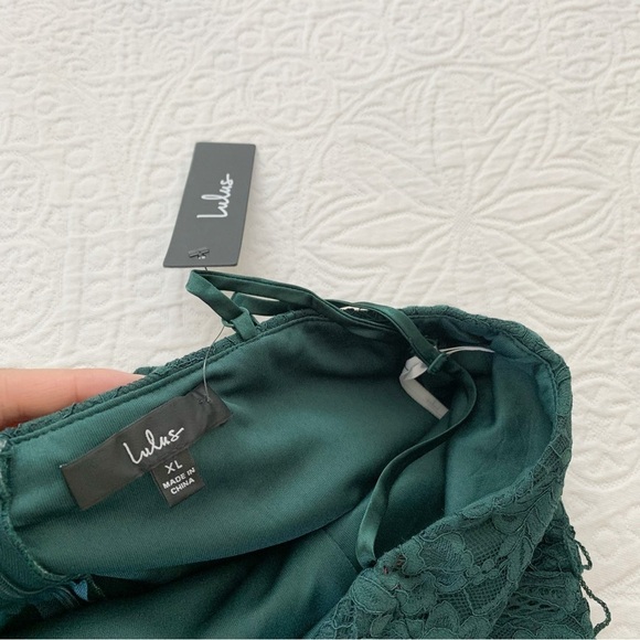 Lulus Everlasting Emotion Green Lace Mermaid Formal Maxi Dress‎ - Picture 8 of 8